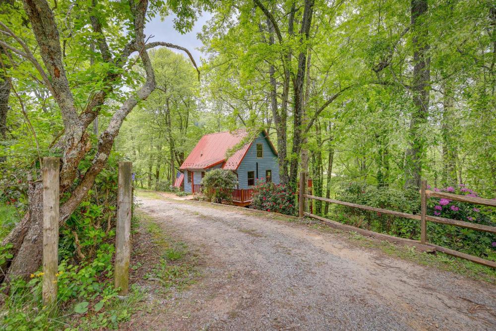 Charming Cabin with Wraparound Deck in Blue Ridge!
